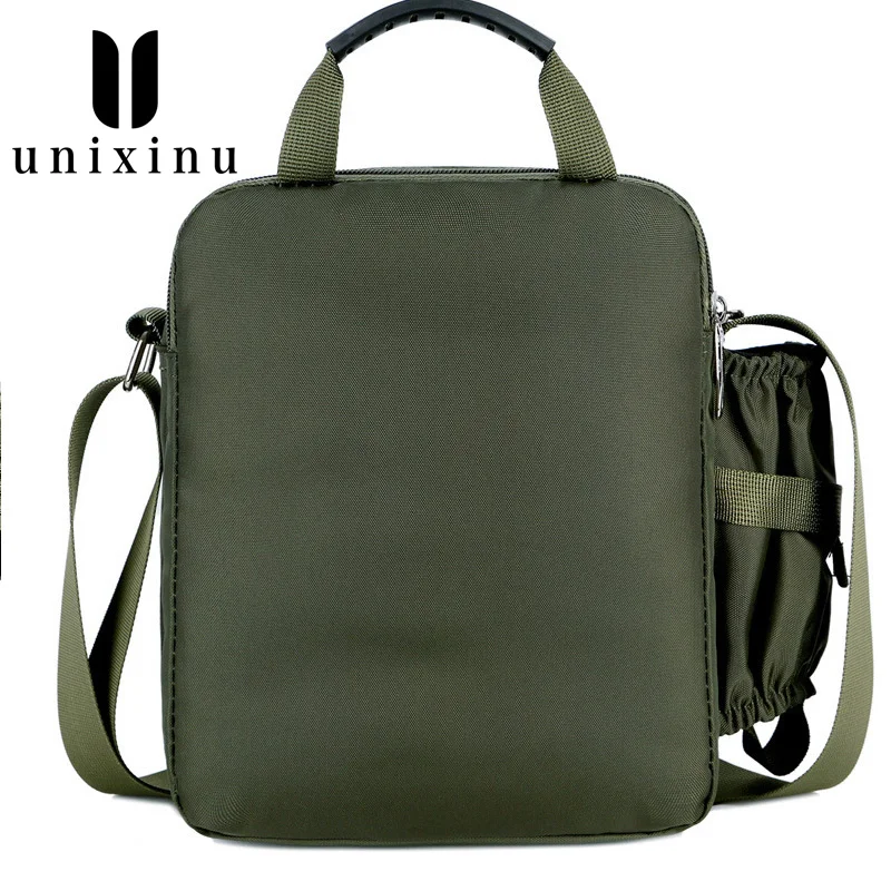 Fashion Mini Men Shopping Handbags All-match Male Solid Small Shoulder&Crossbody Bags Versatile Solid Casual Nylon Flap Carrier