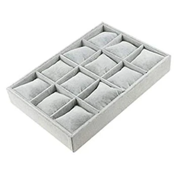 

Velvet Jewelry Display Showcase Notepad Bracket Suitable for Necklace Bracelet Rings Earrings