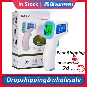 

In Stock Digital Infrared Forehead Temperature Measurement Device For Baby Adult Dropshipping EU US Warehouse Fast Shipping
