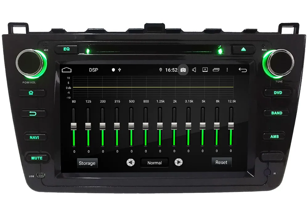 Klyde ips 4G wifi Android 9 Восьмиядерный 4 Гб ОЗУ 64 Гб ПЗУ DSP BT автомобильный DVD мультимедийный плеер стерео для Mazda 6 Ультра Ruiyi 2008