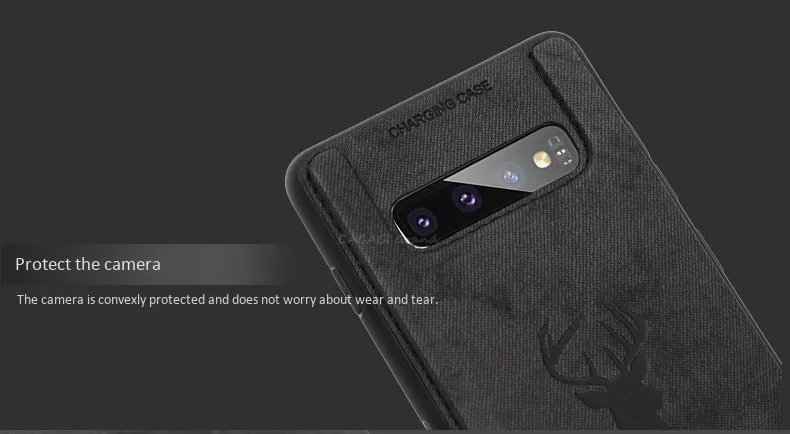 Чехол для зарядного устройства с оленем и оленем для samsung Galaxy S10 Plus, тонкий противоударный чехол для зарядного устройства для samsung Note 9, задняя крышка для зарядного устройства