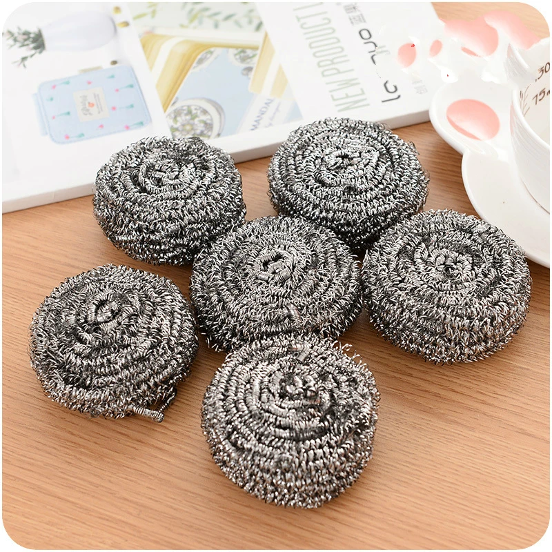 6pcs/set New Welding Soldering Solder Iron Tip Cleaner Cleaning Steel Wire Sponge Ball New High Quality Magic Sponge
