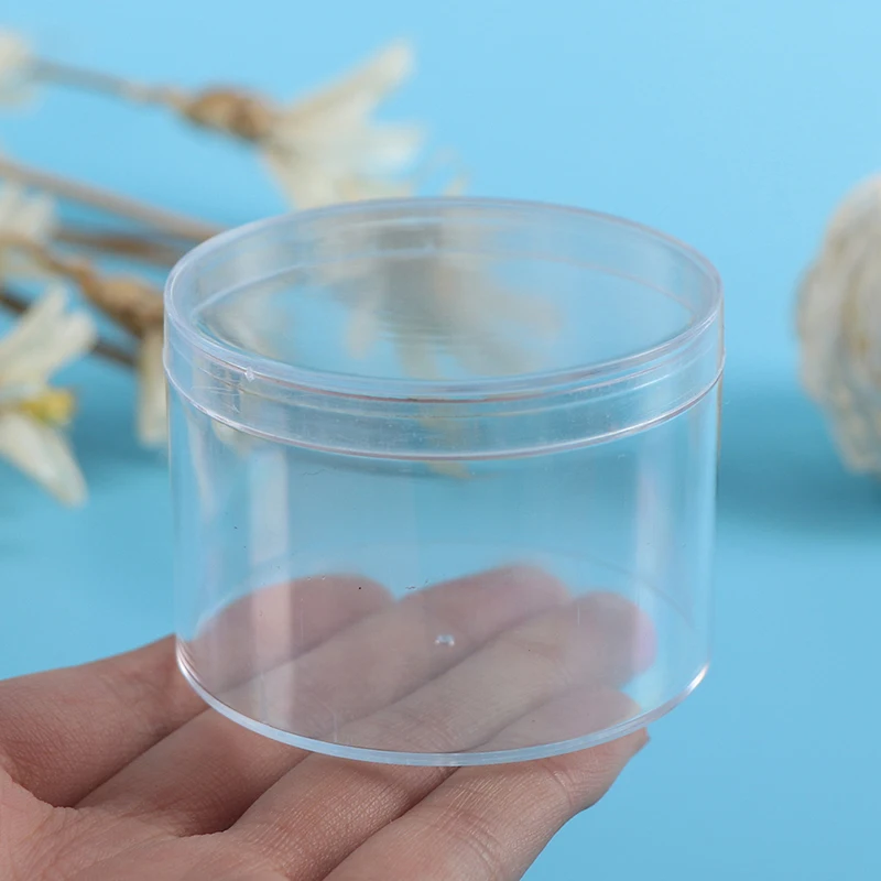 100 ML Translucent Plastic Container Box For Slime Mud Clay DIY Accessory Storage Bottle With Lid Tool | Игрушки и хобби