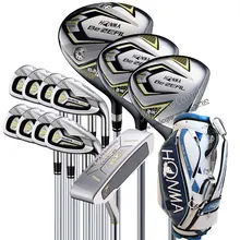 Новые клюшки для гольфа HONMA BEZEAL 525 полный комплект плюс драйвер для гольфа деревянные Утюги клюшки графитовый Вал R или S вал для гольфа и сумка