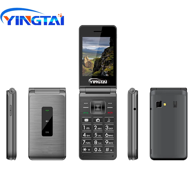 YINGTAI T39L Dual Display Sim Cards Classical Flip Mobile Phone For Elderly Big Keyboard Voice Support Vibration | Мобильные