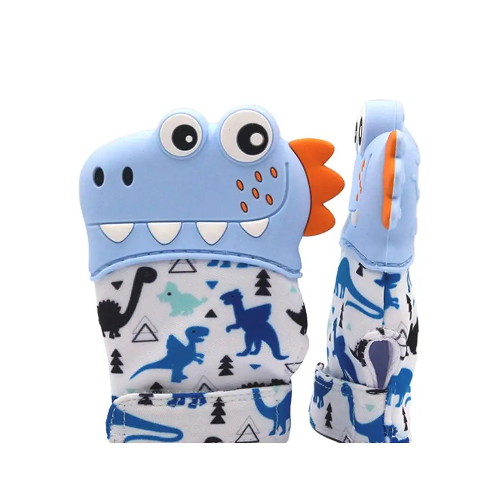

Creative new baby silicone molar gloves Baby anti-hand gloves Baby Teething Mitten, Mitten Teether Infant Toys