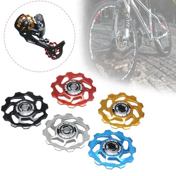 

6 PCS 11T MTB Bicycle Rear Derailleur Jockey Wheel Ceramic bearing Pulley Road Bike Guide Roller Idler 4mm 5mm 6mm