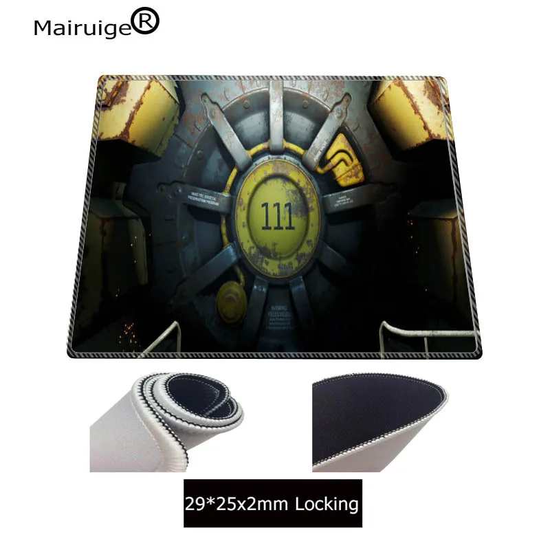 Fallout Logo Large Mouse Pad Overlock Edge Big Gaming Table mouse Pad Send BoyFriend the Best Gift