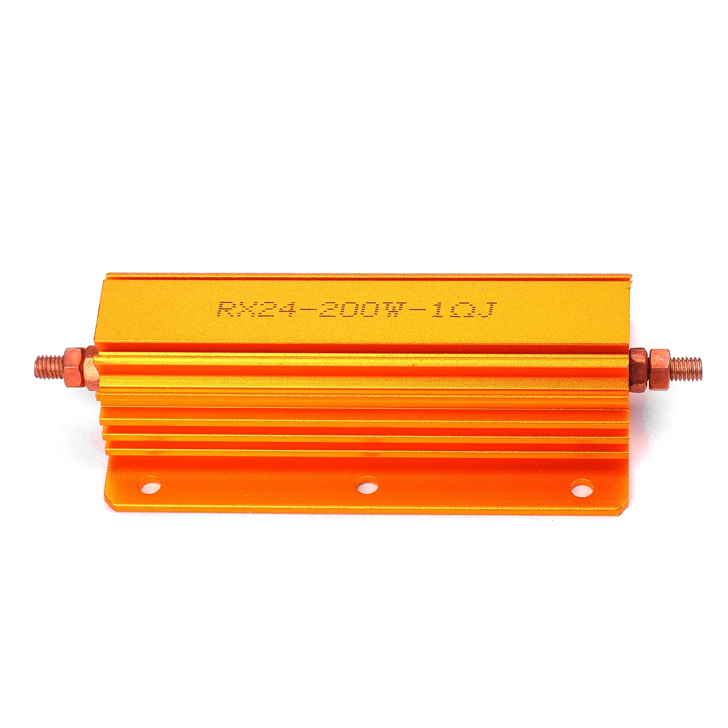 RX24 200 Вт 1ohm/2ohm/4ohm/8ohm/10ohm алюминиевый корпус сопротивление металлическая проволочная обмотка проволока обмотка резистор манекен дорога