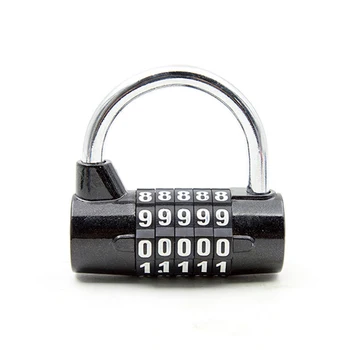 

5 Digit Combination Lock Code Number Security Padlock Gym Locker Drawer Luggage Cabinet Toolbox Door Bike Bicycle Outdoor Lock