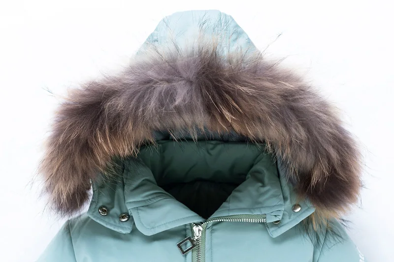 Новые зимние комплекты одежды для детей теплая парка для девочек пуховая куртка для маленьких девочек Детская куртка зимняя одежда Детский костюм