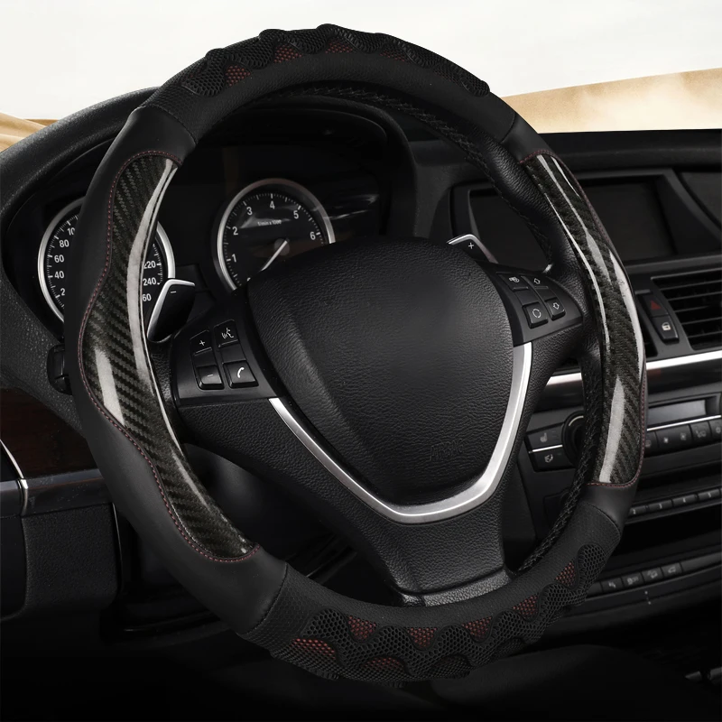 Чехол рулевого колеса автомобиля D Форма или круглый стержень для Volvo c30 s40 s60 s80 v40 v50 v60 v70 xc60 xc70 xc90