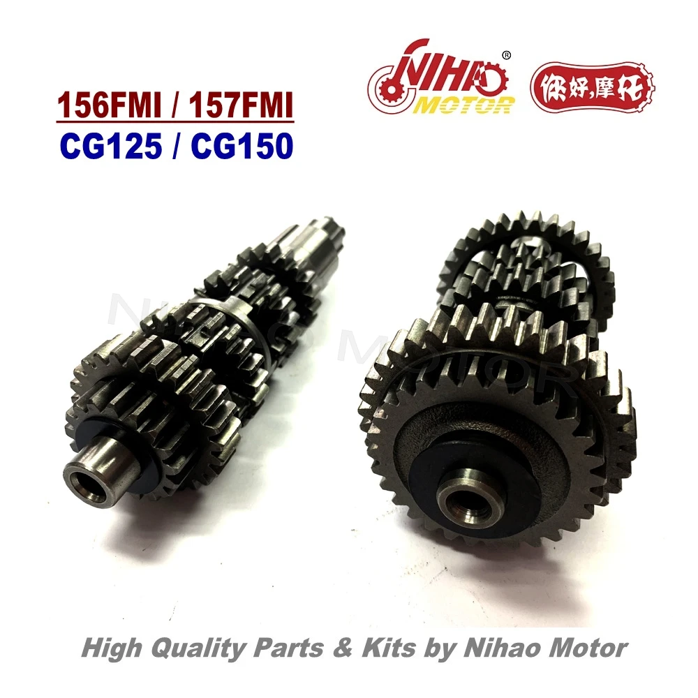 L3 53 CG150 Mainshaft столешница в сборе JIALING 70 деталей 162FMJ двигатель Cub запасные C70 Nihao двигатель