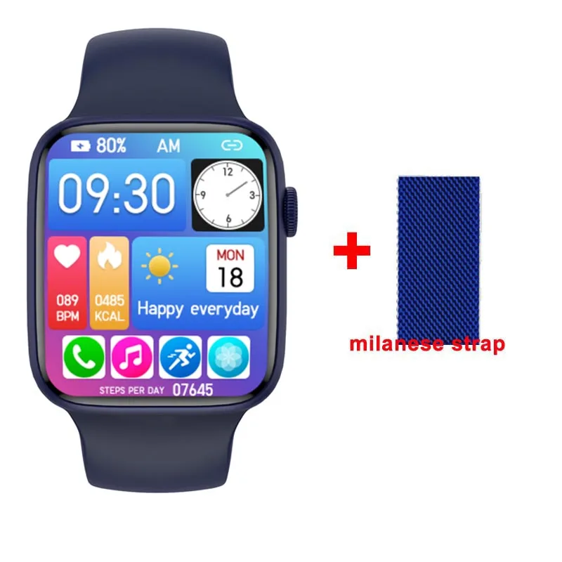 Original iwo DT7+ Smart Watch Series 7 NFC Function Bluetooth Call Ai Voice Assistant GPS Wireless Charger DT7 Plus Smartwatch 