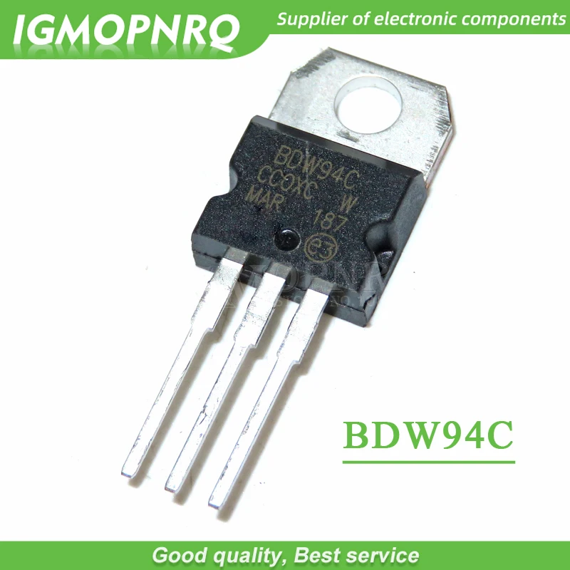 10 шт. BDW94C BDW94 TO-220 N-channel Darlington транзистор новый оригинальный Бесплатная доставка |
