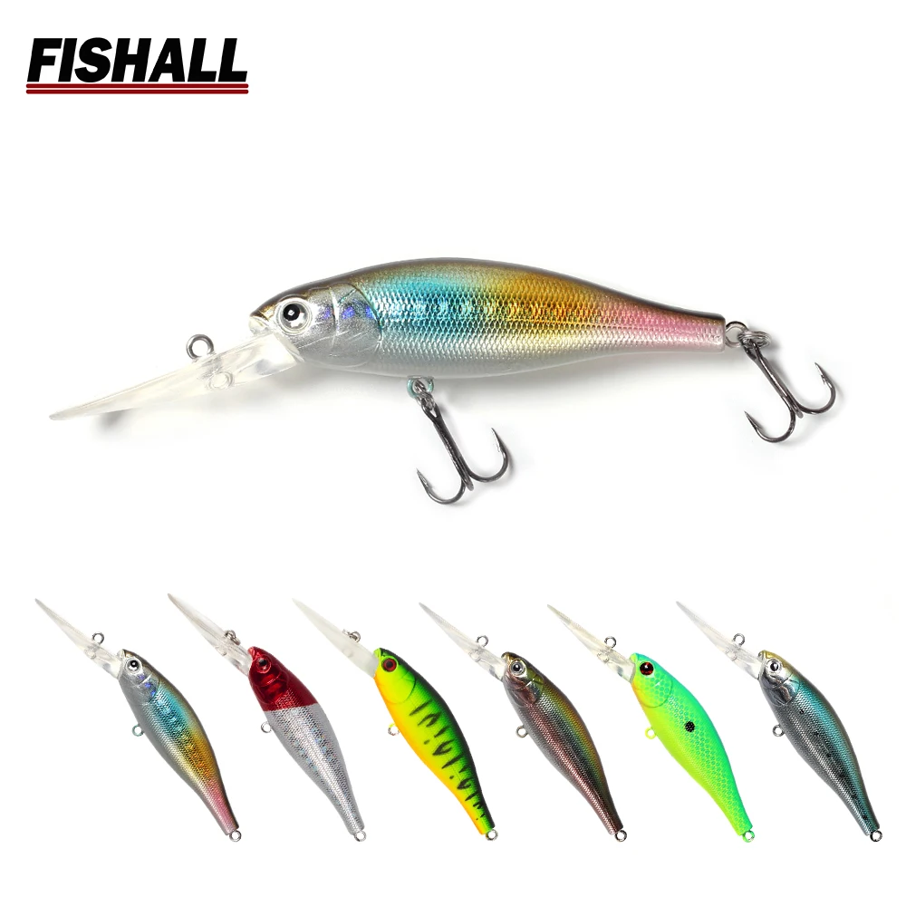 Указка 60XD Deep Diver Minnow Shad 60 мм 7 г Глубина Плавания 2 0 м Рыбная приманка вобблер для