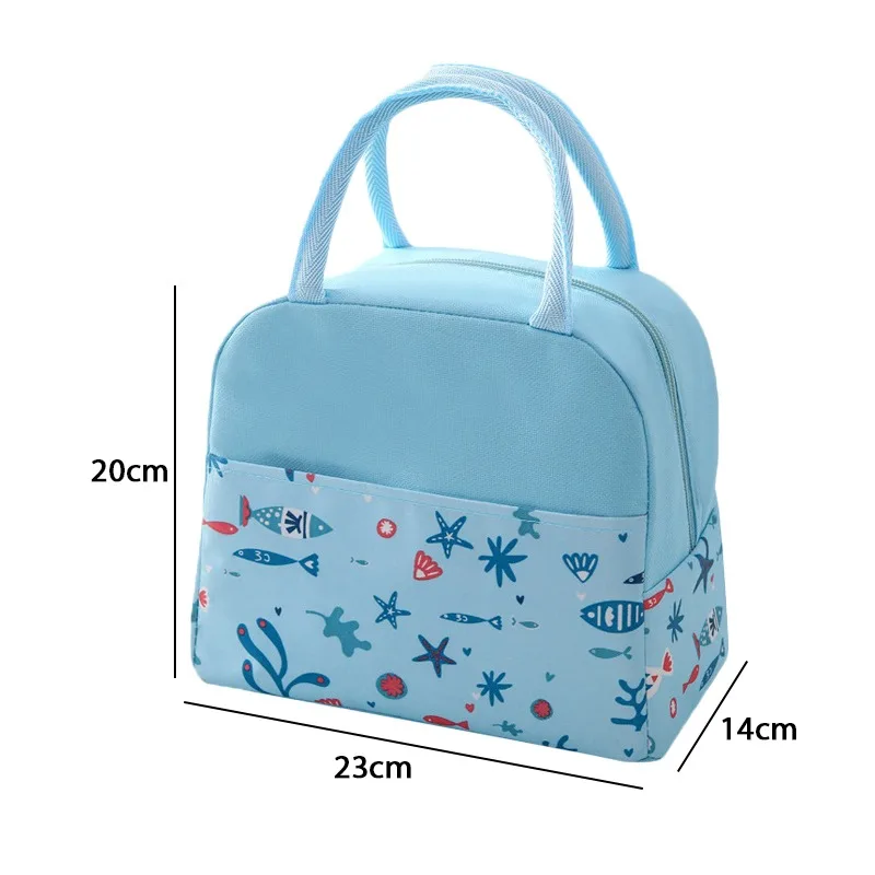 Sac à Lunch Isotherme Enfant, Réutilisable, Pour Voyage Et Trekking, 19x24x11cm