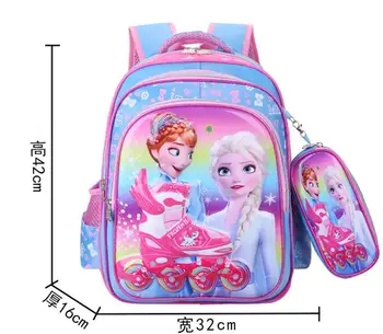 

Frozen Elsa Girls Schoolbag OXford Waterproof Kids Backpack Boys Girls School Bags Children Satchel Students Mochila
