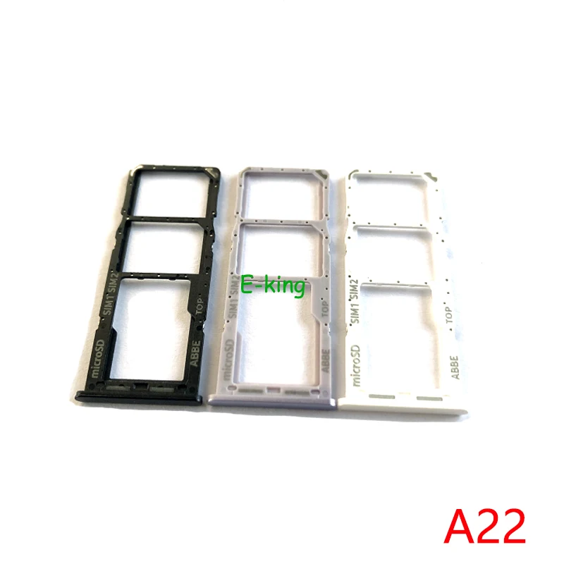 Samsung Galaxy A02 M02 A22 Sim Card Slot Tray Holder Sim Card Reader Socket phone sim tray holder