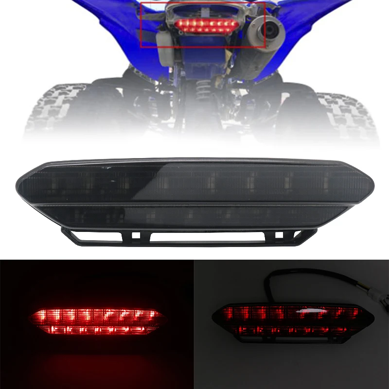 For ATV for Yamaha YFZ 450 YFZ450 Red Led Smoke Tail Light 2006 2007 2008 2009 Rear Light 5TG