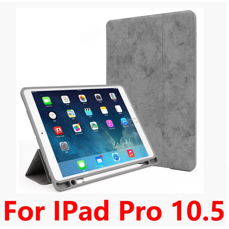 For IPad Pro 10.5 PU планшет Cae для iPad Pro 10,5 чехол с карандашом держатель для iPad Air 3 чехол Funda чехол для iPad 10,2 чехол Pro 11 чехол - Цвет: For IPad Pro 10.5