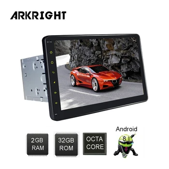 

ARKRIGHT 10.1" 2 Din Android 8.1 car player Car Radio Multimedia Player GPS wifi built-in DSP/4G/WIFI