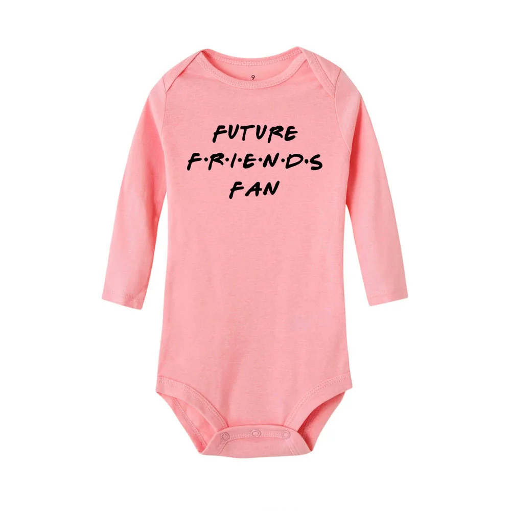 Future Friends Fan Baby Brothers комбинезоны, новорожденный, младенец, для маленьких мальчиков и девочек, хлопковый комбинезон с длинными рукавами, комбинезон для младенцев - Цвет: R873-LRPPK-