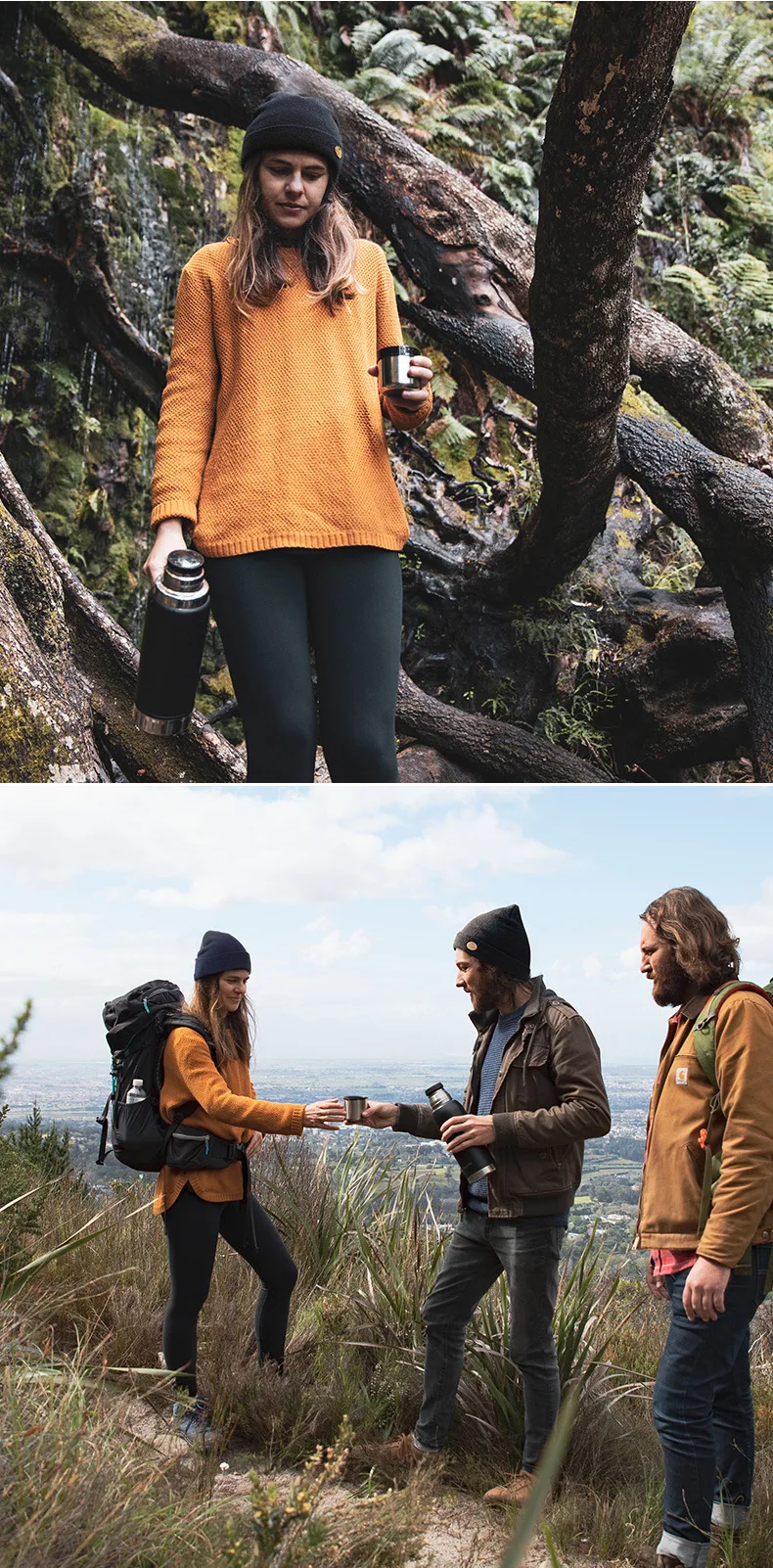 Naturehike двухслойная теплая шерстяная шапочка зимние комбинезоны для новорожденных, теплые поход ветро-не пропускающий холод-доказательство Толстая шапка