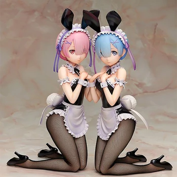 

Anime Re Zero Starting Life in Another World Rem Ram PVC Action Figure Toys Anime Sexy Bunny Girl Figure Collectible Statue Doll