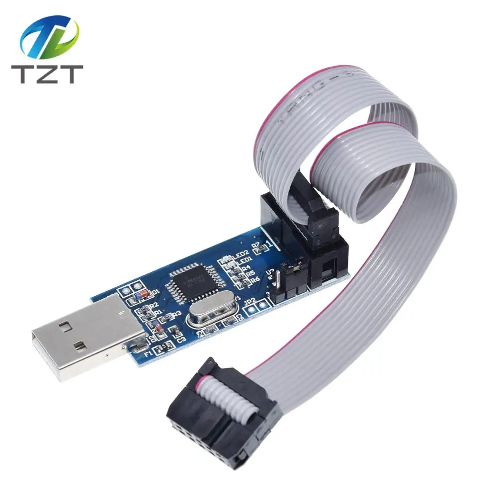 USBASP USB AVR программатор ATMEGA8 ATMEGA128 Поддержка Win7 64K|avr programmer|usb 128 |