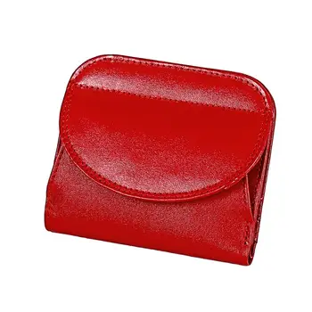 

New Winter Mini Women Wallet Genuine Leather Female Wallets Small Card Holder Short Purses With Coin Proket For Girls Money Bag