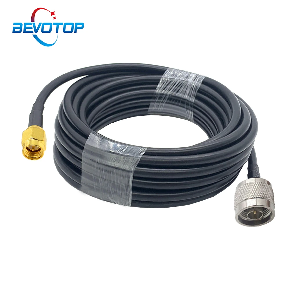 Lmr200 Cable N Male To Sma Male Plug Rf Adapter Cable 50 Ohm Low Loss Rf Coaxial Extension Cord 3G 4G Lte Antenna Cable Jumper Lmr200 Cable N Male To Sma Male Plug Rf Adapter Cable 50 Ohm Low Loss Rf Coaxial Extension Cord 3G 4G Lte Antenna Cable Jumper