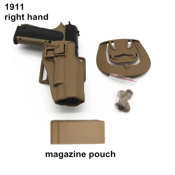 right-hand TA Военная CQC для Кольт 1911 Тактическая Кобура Правая рука пояс левая рука пистолет кобура для 1911 pistola аксессуары для страйкбола - Цвет: right-hand TA