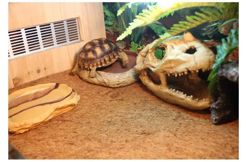 Рептилия колодка кокосовое рептилий Чехол подушки дышащие мягкие Натуральный домашних животных коврик среду обитания для Человек-паук ящерица, змея черепаха