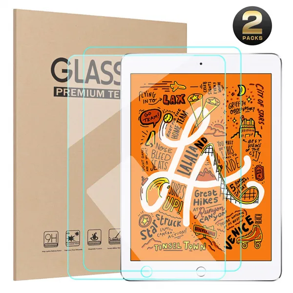 2 PCS Tempered Glass 2 шт протектор экрана для iPad Mini 5() A2133 A2124 A2125 Закаленное стекло протектор экрана для iPad Mini 4 7,9 дюймов - Цвет: 2 PCS Tempered Glass