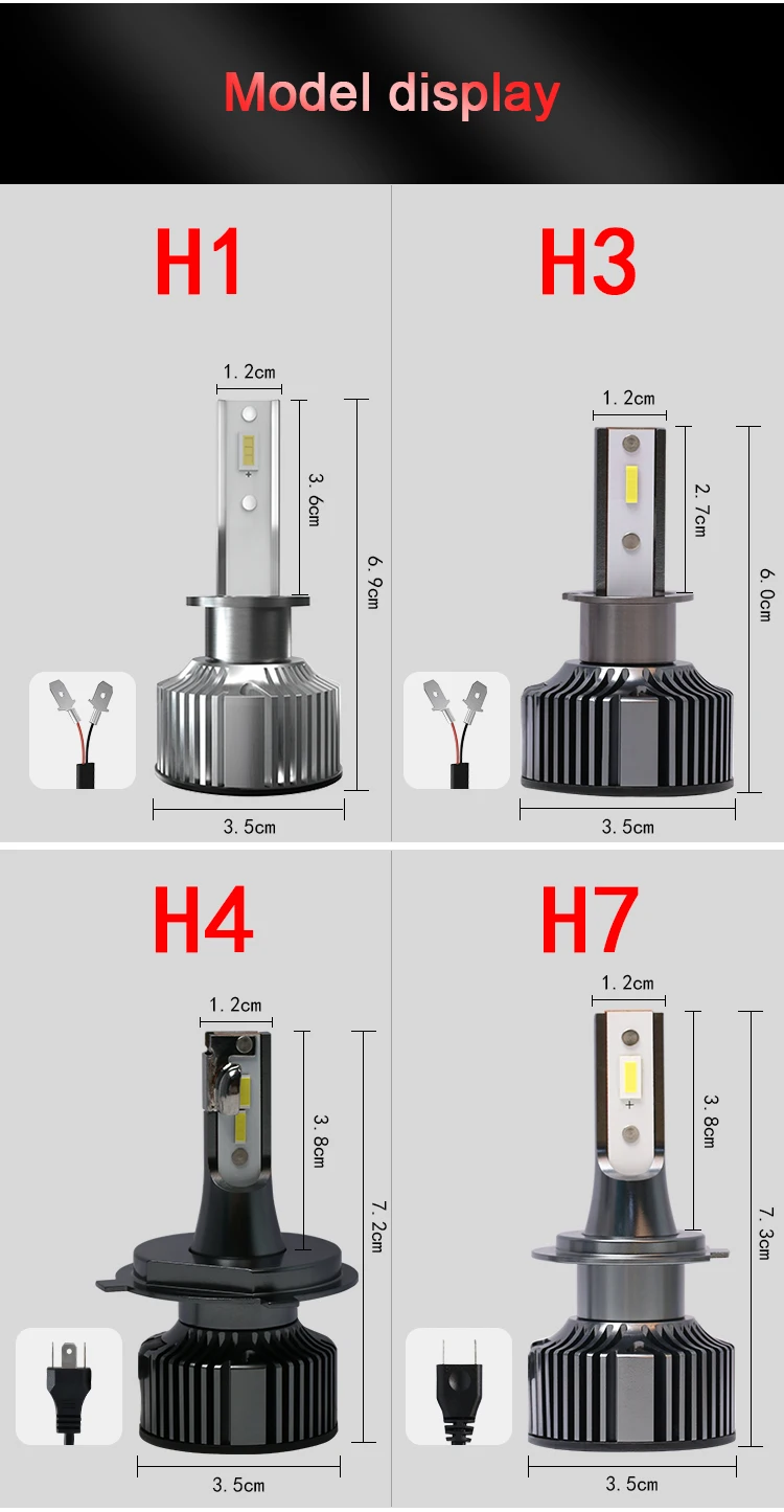 YINDING Y10 фар автомобиля светодиодный H4 H7 автомобильные лампы для передних фар Светодиодный H1 H3 H11 9005 9006 9012 10000LM 56W 12V 3570 Автомобильный светодиодный фары