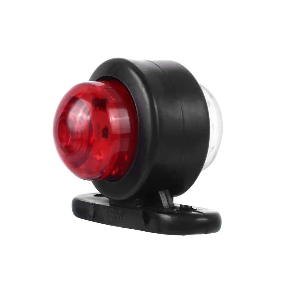 Светодиодный светильник с красной стороной, габаритный светильник для грузовиков, кемперов, трейлеров, Предупреждение ющий светильник, водонепроницаемый автомобильный светильник
