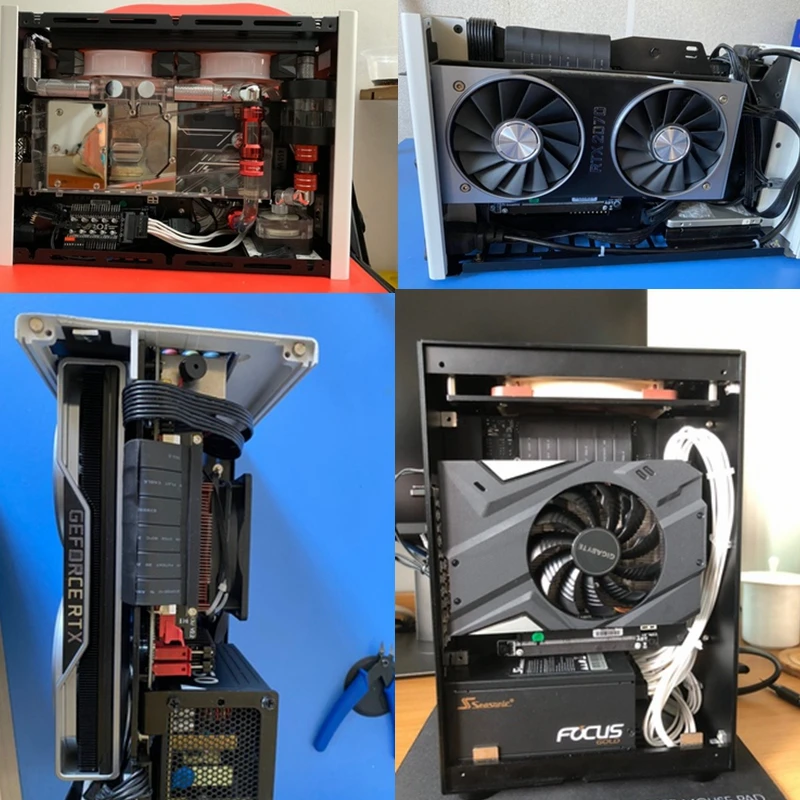 Flexible PCIe 4.0/3.0 X16 Graphics Card Extension Cable - Double Reverse Design for ITX A4 Builds Description Image.This Product Can Be Found With The Tag Names Graphics card cable x16, Pci e 30 x16 riser cable, Pci e x1 x16 riser cable, Pcie 30 x16 extension cable