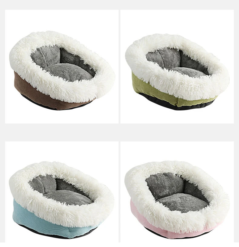 Petshy Winter Warm Pet Dog Bed Sofa Cat House Puppy Cats Kennel Home Sleeping Pad Mat Cushion Loungers for Dogs Pet Products
