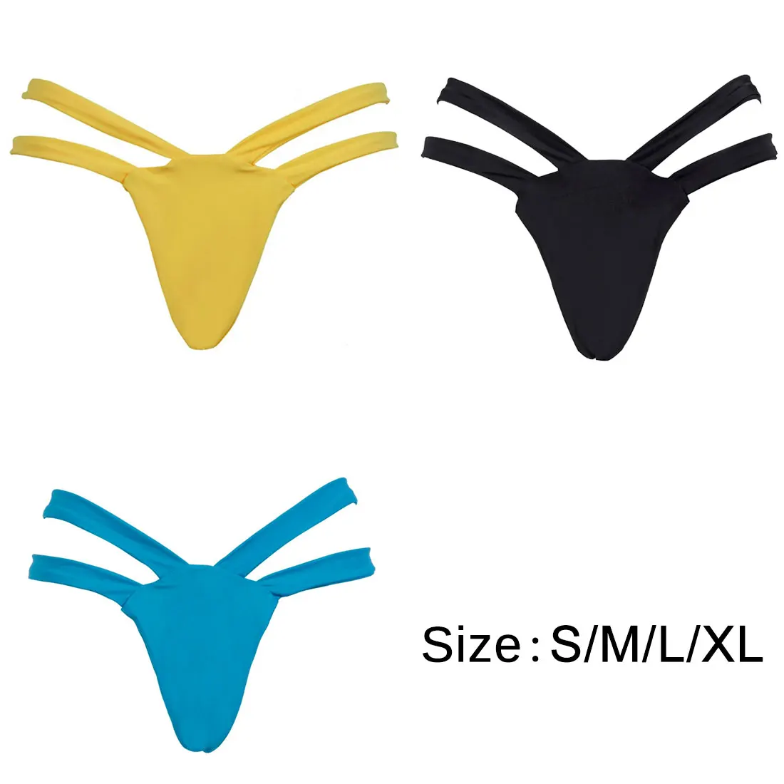 1 шт. сексуальные женские горячие Плавки бикини шорты короткие стринги низ Высокая талия купальники пляжная одежда купальный костюм