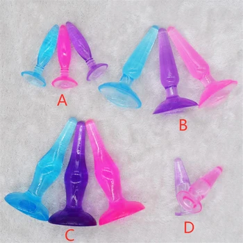 Sucker Bullet Butt Plug Soft Silicone Anal Plug Sex Toys For Men Women Adult Products Anus Toys No Vibrator Prostate Massager 2