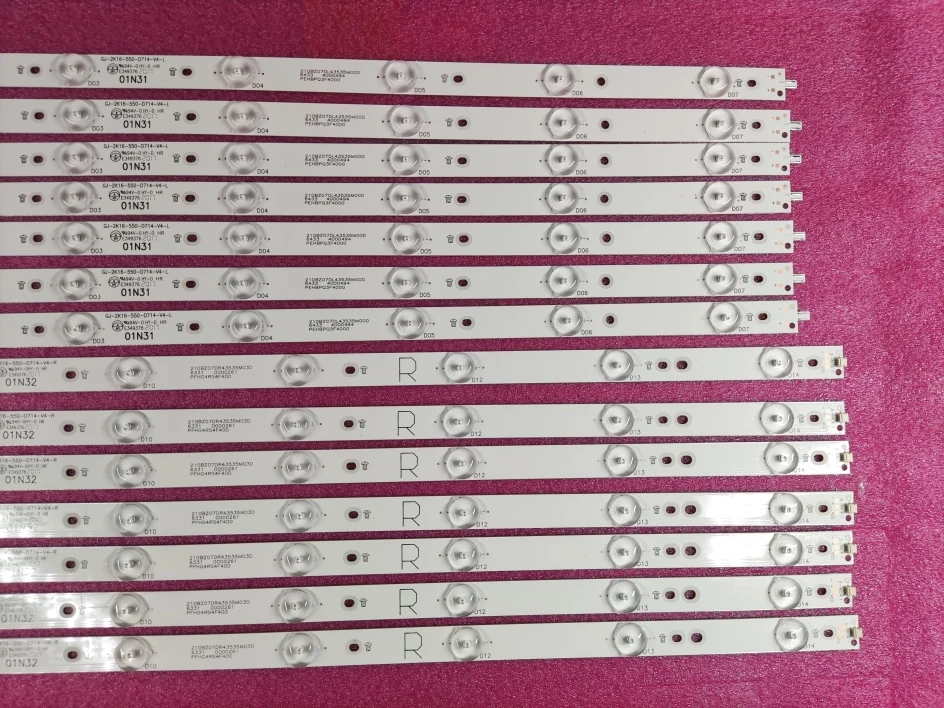 Светодиодная лента для подсветки 55PFF5701 55PUS6501 LB55072 55PUS6561 55PUS6581 55PUS6101 55PUH6101 55PUS6401 01N31