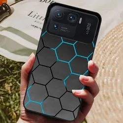 Coperchio posteriore in soft TPU silicone nero premium per smartphone da 6,81 pollici