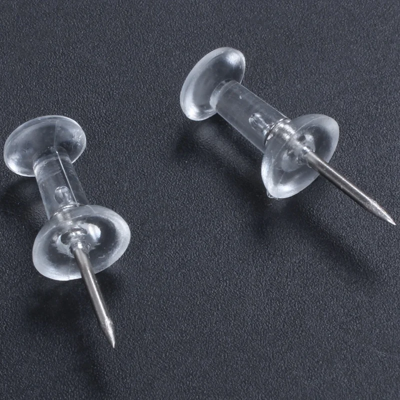Домашний офис пластиковое покрытие thumbtacks 50 прозрачный