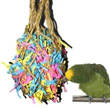 Игрушки Для птиц, Висячие тянущиеся сетчатые сумки, игрушки Для птиц, игрушки Для попугаев, аксессуары Для попугаев, аксессуары Для птиц