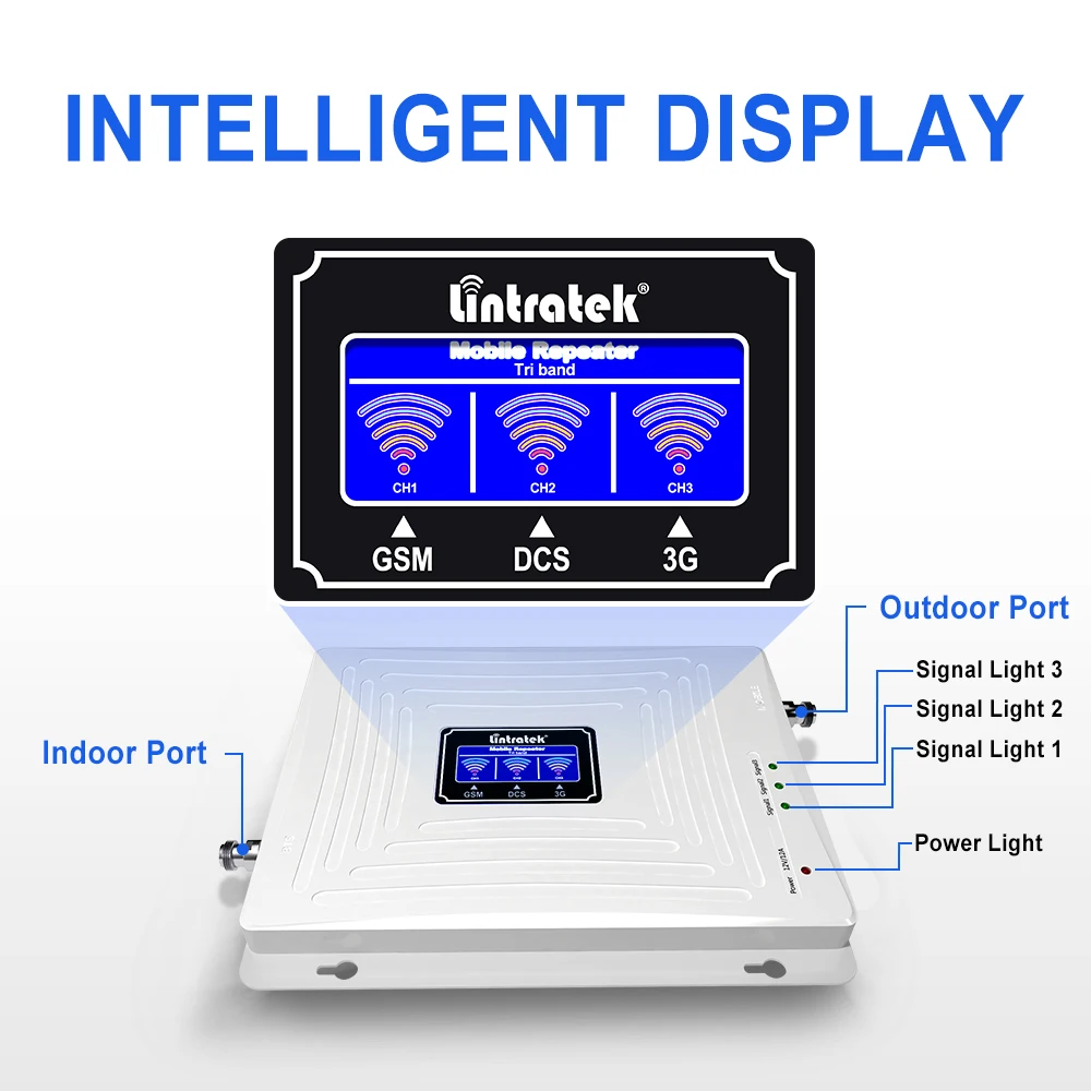 Lintratek 2g 3g 4g Cellular Signal Booster GSM 900