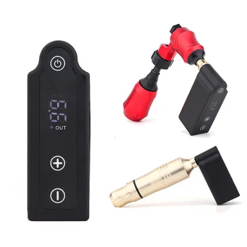 

Protable Mini LED Display Wireless Tattoo Power Supply Battery Pack DC/RAC Power Supply for Rotary Tattoo Pen Accessories