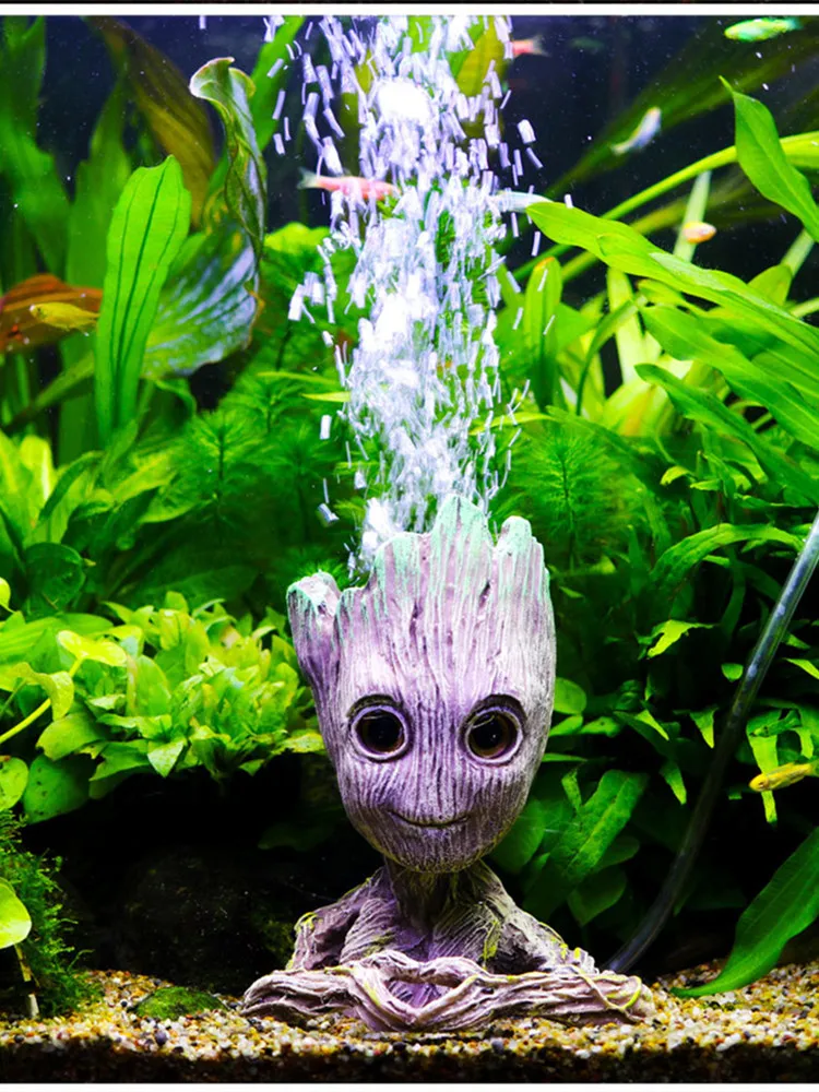 langs vertraging Slordig Pvc Cute Groot Aquarium Accessories And Ground Ornament Fish Tank Cave  Decoration Plant Flower Pot Bonsai Garden Home Dekoration - Decorations &  Ornaments - AliExpress