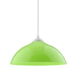 Semi-circular Ceiling Light Shade Cover Pendant Lampshade Fixture Green