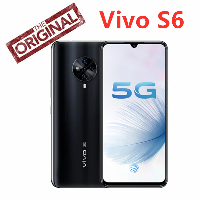 best ram for gaming Vivo S6 5G Cell Phone 8GB RAM 128GB 256GB ROM Exynos 980 6.44inch 4500mAh 48.0MP 4 Rear Cameras Android 10 18W ChargerCell phone ram memory
